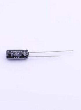 10YXF100MFFC5X11 直插铝电解电容 100uF ±20% 10V 插件,D5xL11m