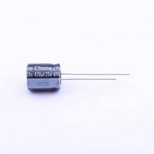 GF1E471MG125A00CV0 直插铝电解电容 470uF ±20% 25V 插件,D10xL