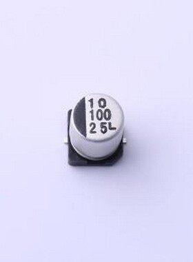 25CE100LX 贴片型铝电解电容 100uF ±20% 25V SMD,D6.3xL7.7mm
