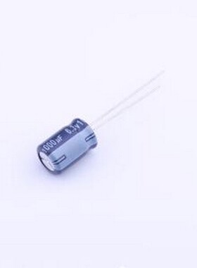 ERE0JM102F12OT 直插铝电解电容 1000uF ±20% 6.3V 插件,D8xL12m