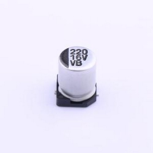 VB1C221ME077000CE0 贴片型铝电解电容 220uF ±20% 16V SMD,D6.3