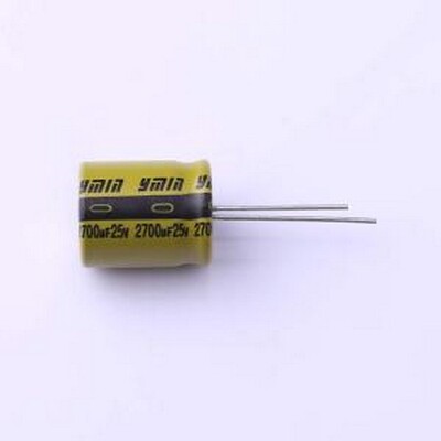 LKMI2001E272MF 直插铝电解电容 2700uF ±20% 25V 插件,D16xL20m