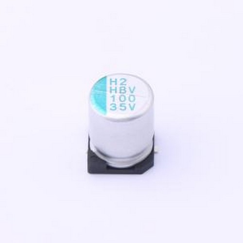 HBV101M1VTR-0810 贴片型铝电解电容 100uF ±20% 35V SMD,D8xL10