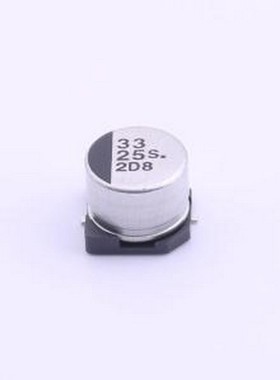 EEE1EA330AP 贴片型铝电解电容 33uF ±20% 25V SMD,D6.3xL5.4mm