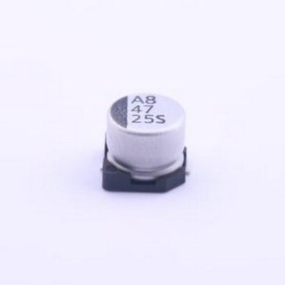 VES470M1ETR-0605 贴片型铝电解电容 47uF ±20% 25V SMD,D6.3xL5