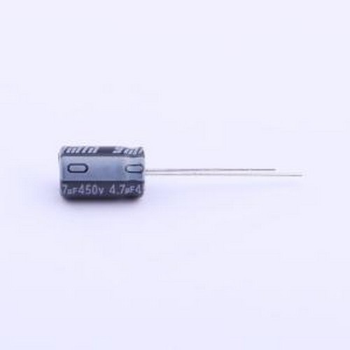 PKCD12W4R7MF直插铝电解电容 4.7uF±20% 450V插件,D8xL12mm