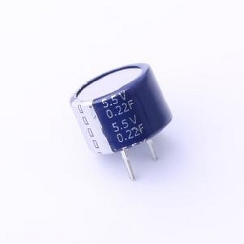 CBW5R5224CF-ZJ 超级电容器 0.22F -20%~+80% 5.5V 插件,P=5mm