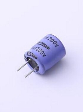ECE2DM100F09CTPVZC-L=5 直插铝电解电容 10uF ±20% 200V 插件,D