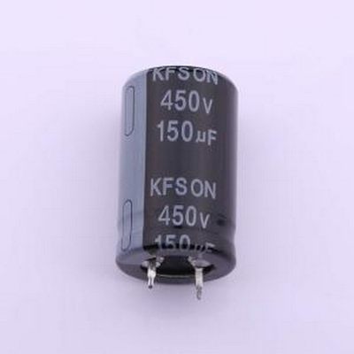 KN151M45022*36A 牛角型电解电容 150uF ±20% 450V 插件,D22xL36