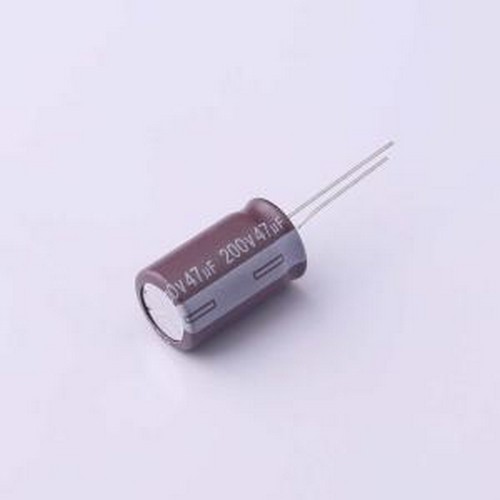 EHL2DM470W20OT 直插铝电解电容 47uF ±20% 200V 插件,D12.5xL20