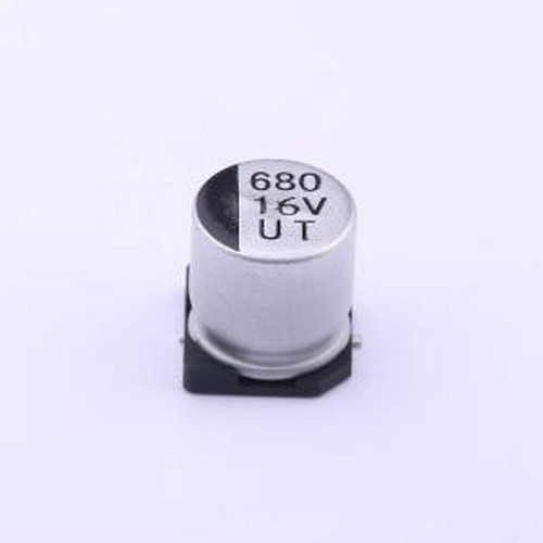 UT1C681M1010VG 贴片型铝电解电容 680uF ±20% 16V SMD,D10xL10.
