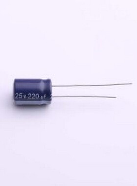 ERG1EM221F12OT 直插铝电解电容 220uF ±20% 25V 插件,D8xL12mm