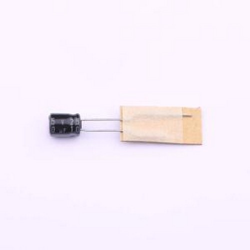 25MH710MEFCT55X7 直插铝电解电容 10uF ±20% 25V 插件,D5xL7mm