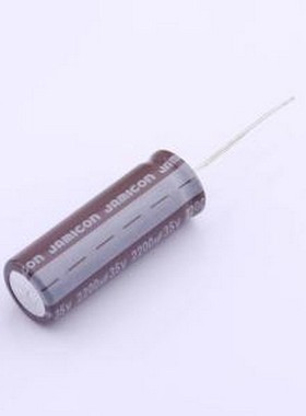 TLR222M1VI35M 直插铝电解电容 2200uF ±20% 35V 插件,D12.5xL35