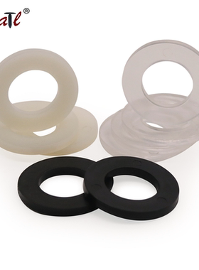 PA66玻纤绝缘塑料增强型尼龙平垫 PC透明垫片M2-M30 塑胶黑色垫圈