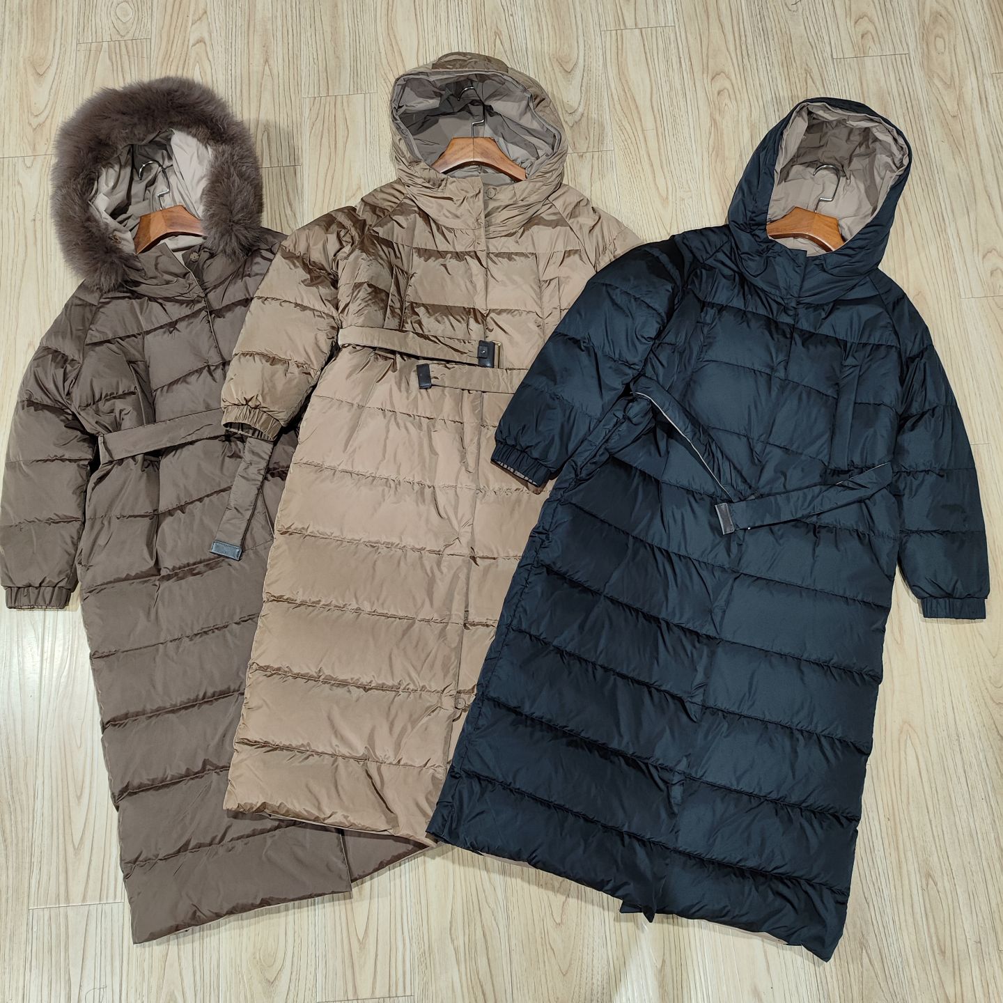 外贸意大利尾货冬女轻奢90鹅绒服