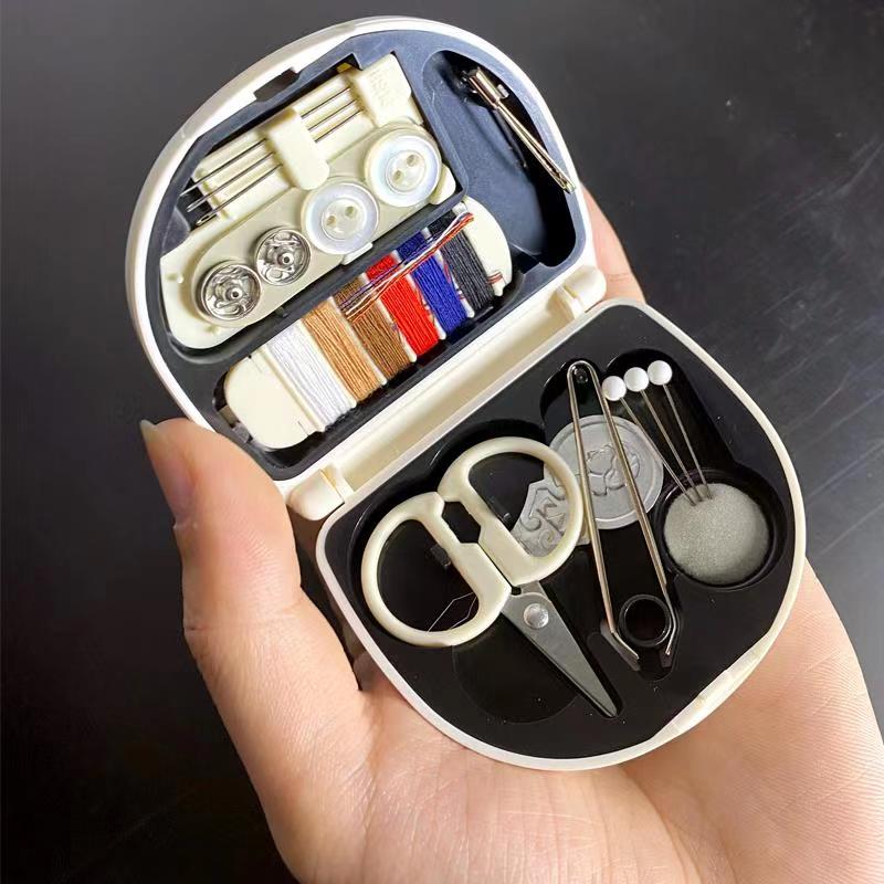 日本KAI贝印针线盒套装家用缝补工具便携式旅行出差迷你针线包