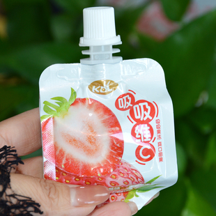 KDL康迪隆吸吸果冻5种口味水蜜桃草莓葡萄蜜桔菠萝