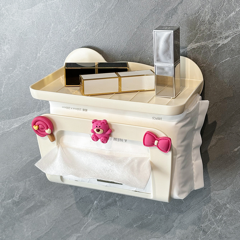 濕巾收納盒壁掛式洗臉巾收納架