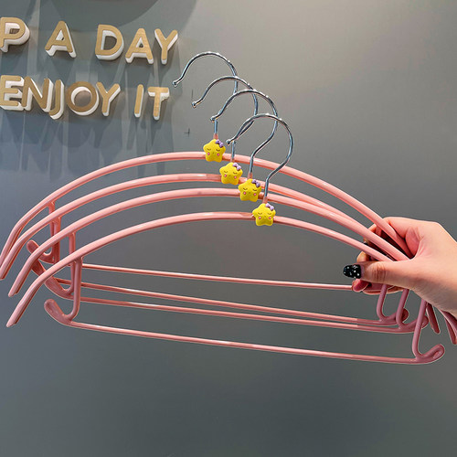 无痕不锈钢衣架防滑防肩角家用