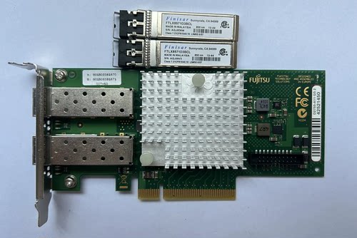 富士通D2755-A11Intel X520-DA2 82599ES 万兆双口光纤网卡