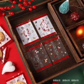 ins红色木马热封袋圣诞新年礼物打包分装 高颜值可爱糖果袋机封袋