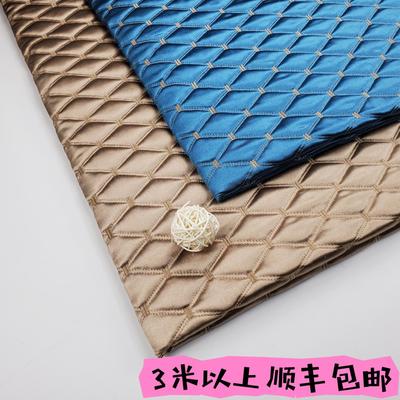 四季款沙发垫布料夹棉冰丝面料