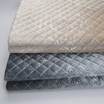 意大利压花防滑定做加棉绒布