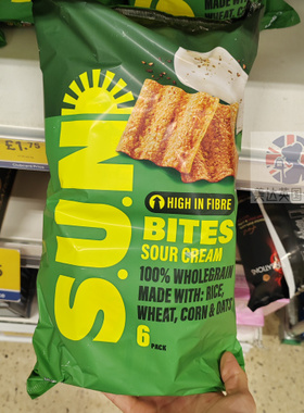 英国低卡零食walker Sunbites薯片低脂谷物脆片网红薯片6独立小包