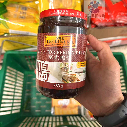 英国代购 中超 李锦记 京式鸭酱 383g