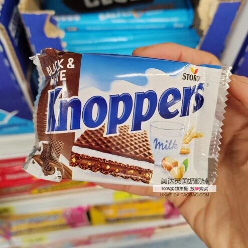 Knoppers牛奶榛子巧克力酥脆夹心