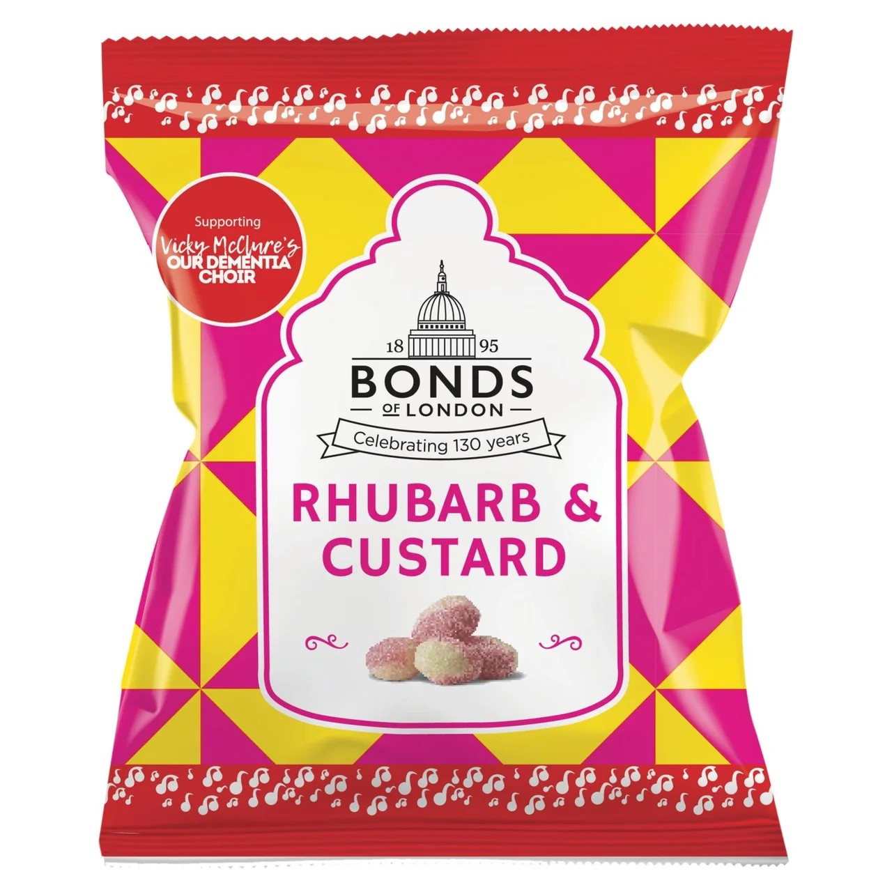英国代购Bonds of London 复古糖果 柠檬气泡/梨糖/大黄奶油/草莓