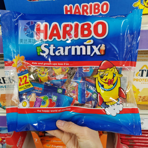 Haribo迷你分享装软糖Starmix/Share the Happy多口味352g 22小包