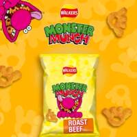 British Walkers Monster Munch Roast Beef Snacks 6x20 thumbnail 4