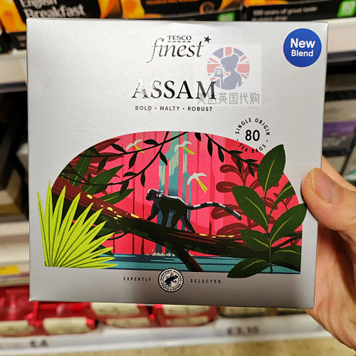 英国代购Tesco Finest 阿萨姆红茶 | 80袋装 | 醇厚浓香