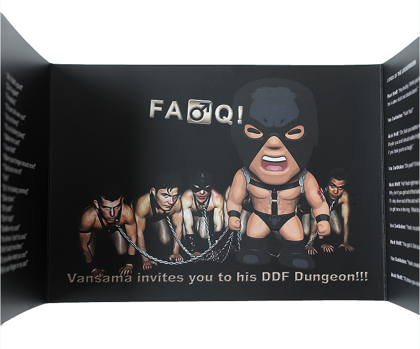 深邃黑暗幻想ddf哲学地牢邀请函 vandarkholme地牢明信片地牢贺卡