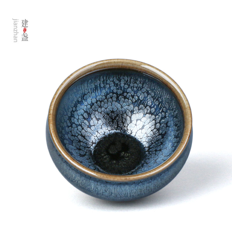 建阳建窑建盏茶杯国货陶瓷星空盏天目盏主人杯手工功夫泡茶杯单杯