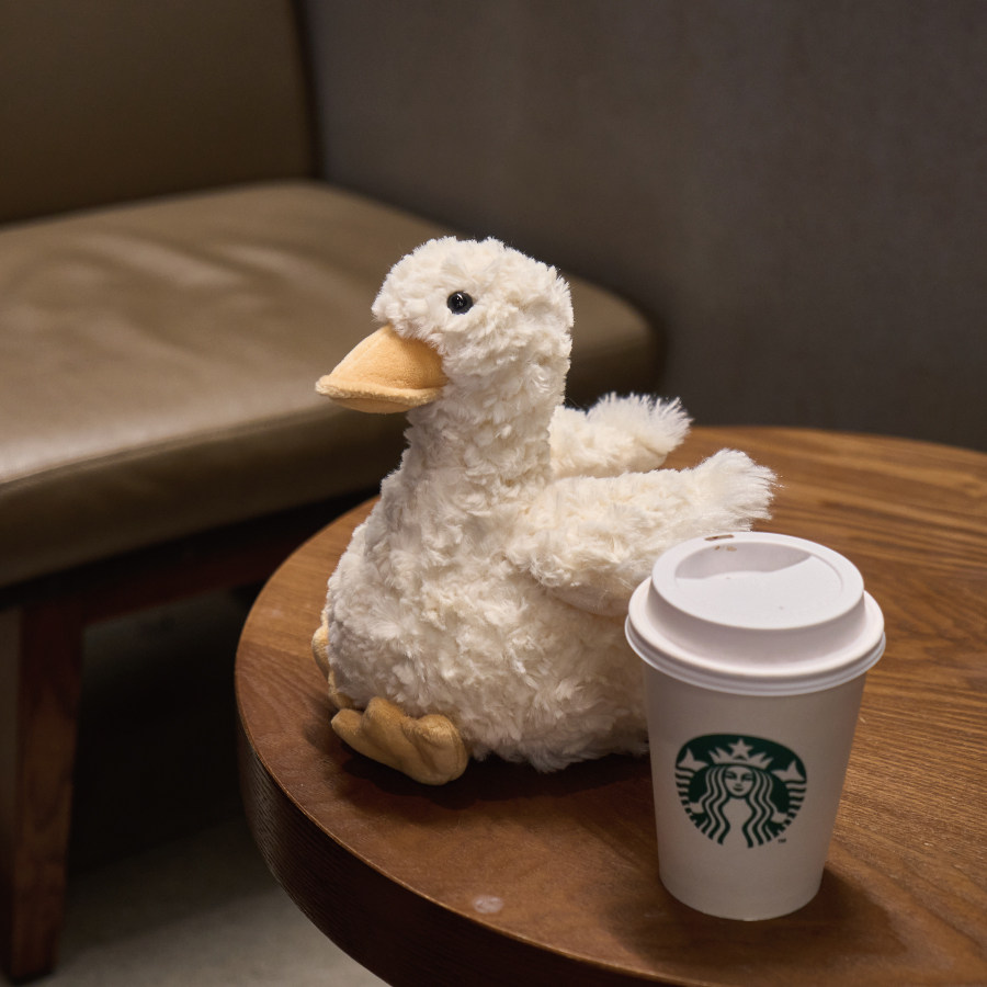 蝴蝶效应柯尔鸭玩偶ins风可爱鸭子毛绒公仔玩具礼物儿童陪睡跨境