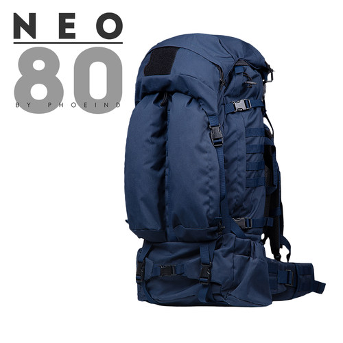 凤工战术NEO80大型户外登山徒步背包 80升碳纤龙骨可调舒适背负