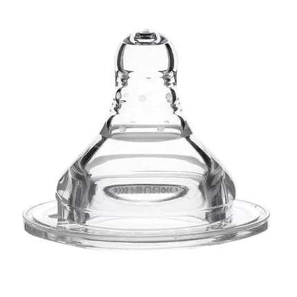 Детская универсальная соска, с медвежатами, широкое горлышко, 6 мес.