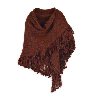 秋冬新定制款羊绒百搭保暖流苏三角巾