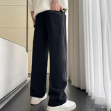 2025冬季网红卫裤宽松休闲加绒弯刀裤男生Z810-P75常规P65，男装休闲裤，星座1104（原A460）