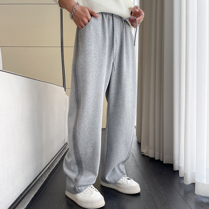 2025冬季网红卫裤宽松休闲加绒弯刀裤男生Z810-P75 常规P65图片