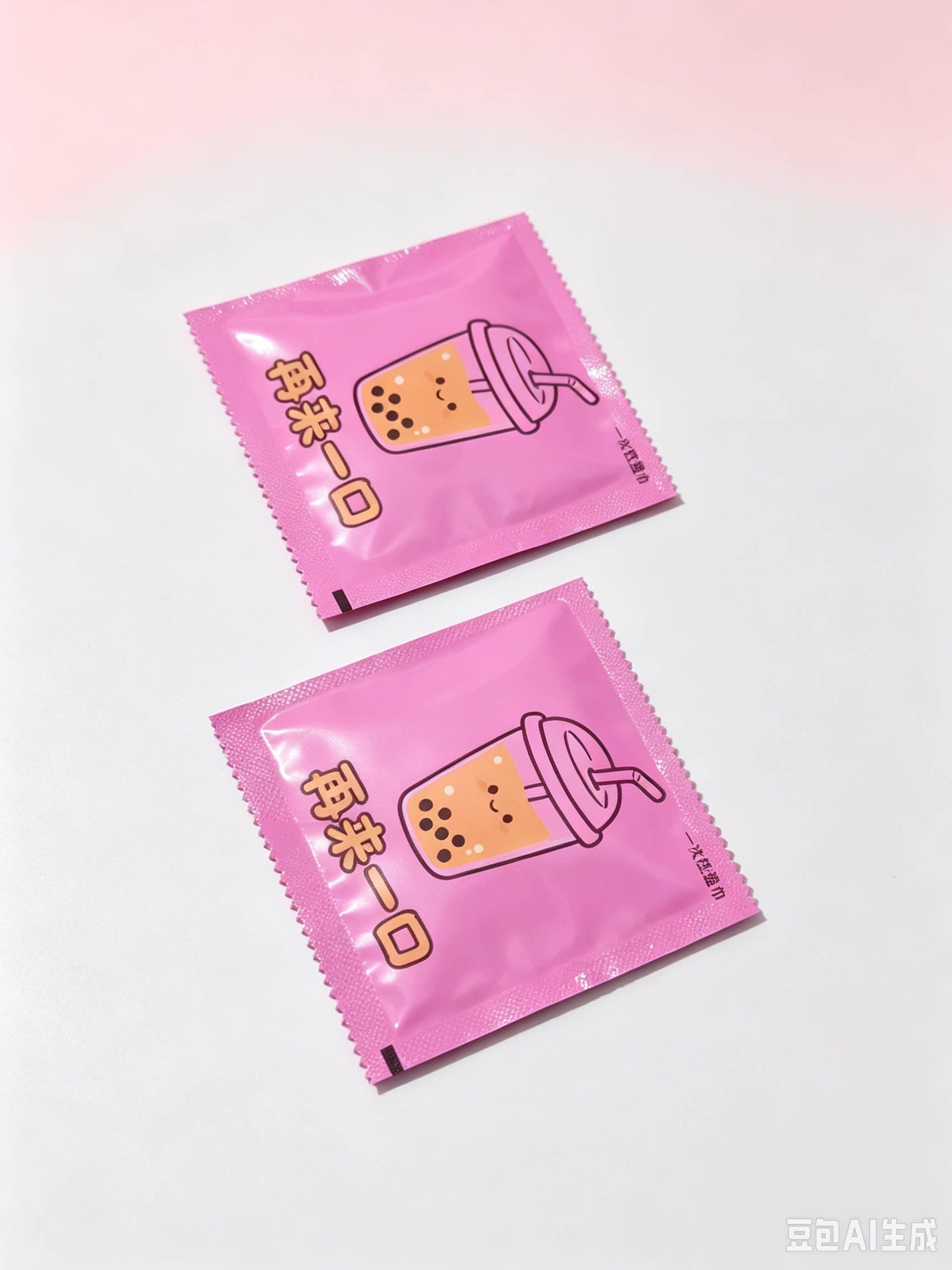 外卖餐饮创意一次性可定制湿纸巾