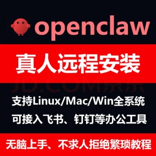 OpenClaw小龙虾本地部署 一对一远程安装 Clawdbot智能体服务 AI