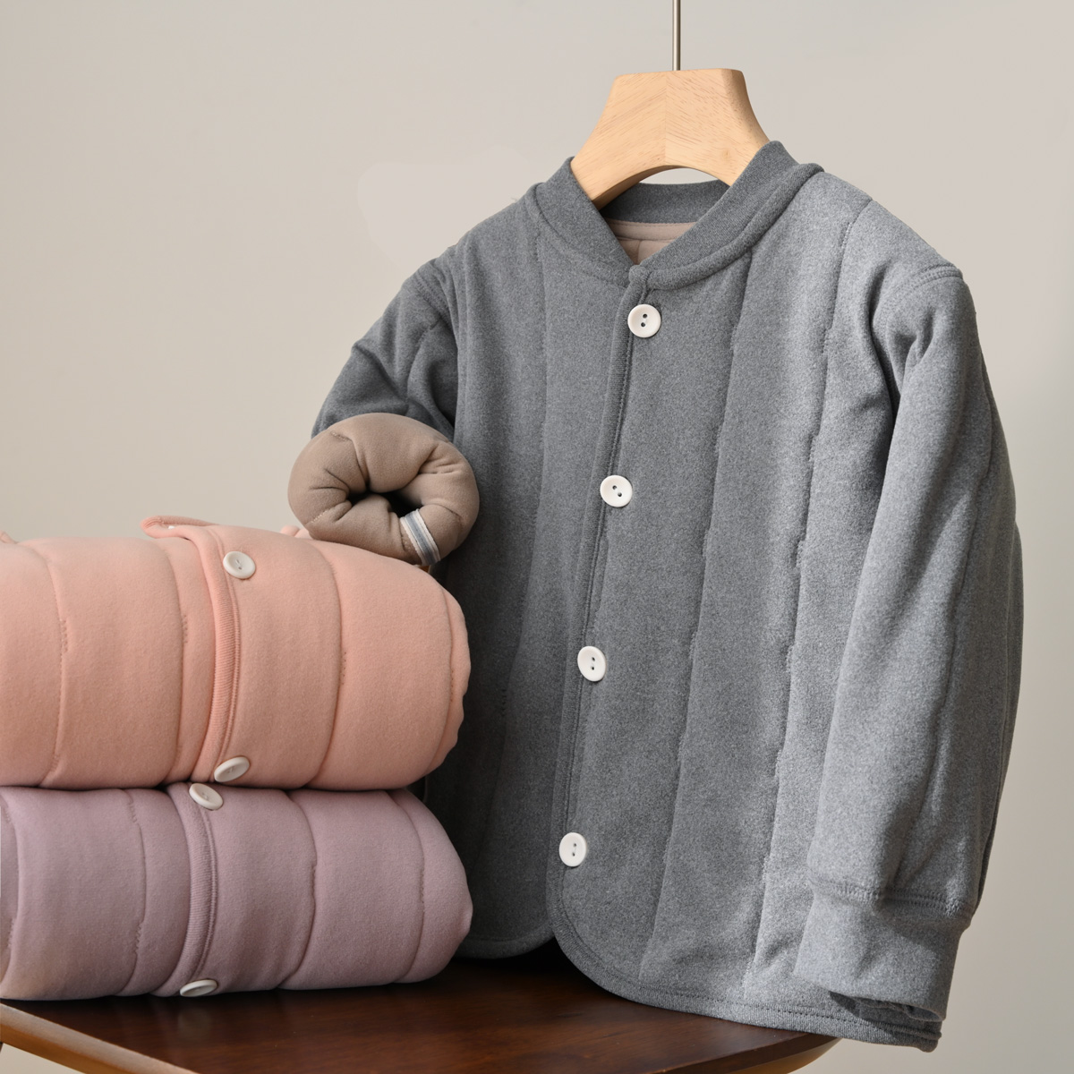 校服神器儿童夹棉棉服中大童棉袄