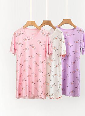 82685 特 儿童短袖睡裙 女童卡通家居睡衣 只有110-120