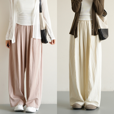 水沐良品松弛感亲子款女士山本裤