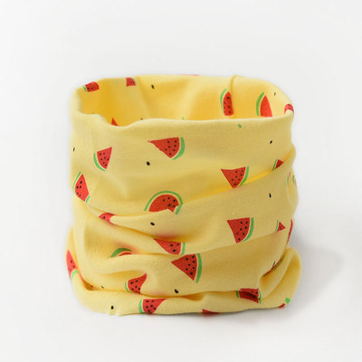 57887 清库 儿童纯棉围脖护脖围巾男女童舒适卡通脖套 冬款