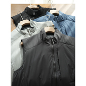 特 立领夹棉马甲 轻软 男士 户外运动外套k 防风防水保暖 33976